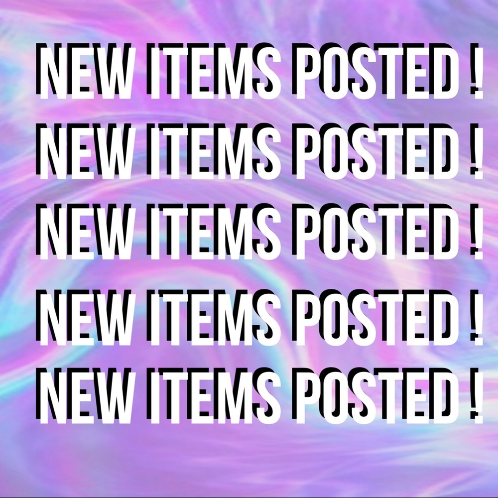 NEW ITEMS POSTED